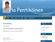 Tablet Screenshot of piapentikainen.com